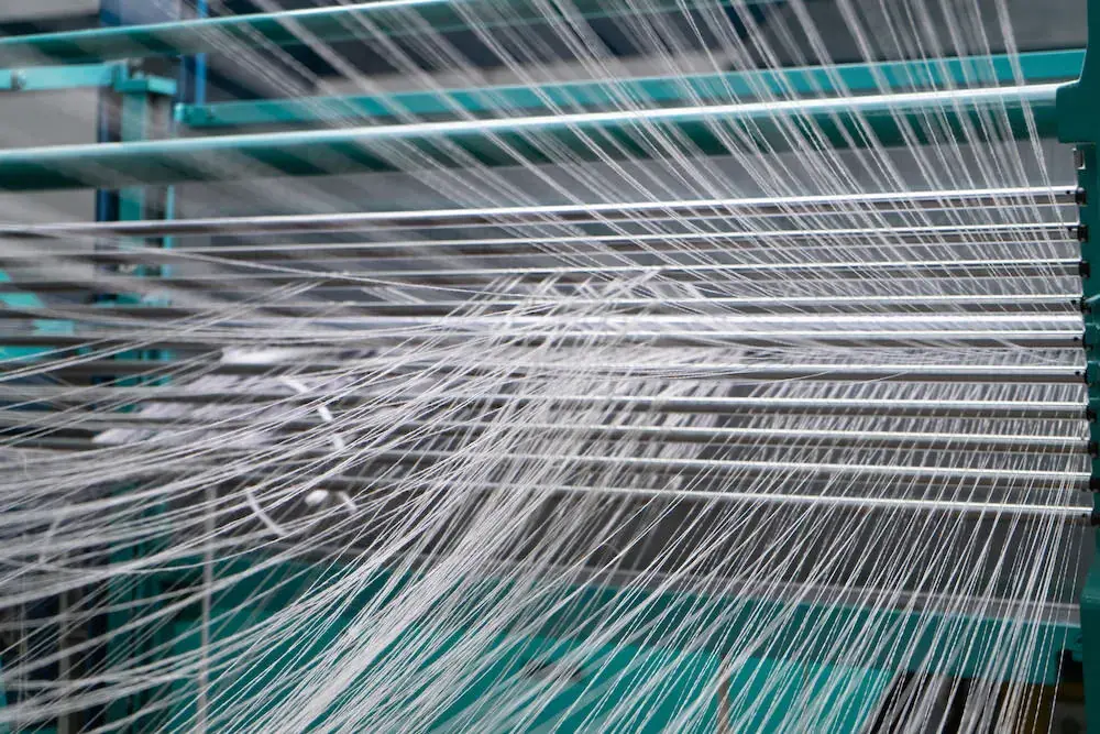 Warping and weaving on the production floor